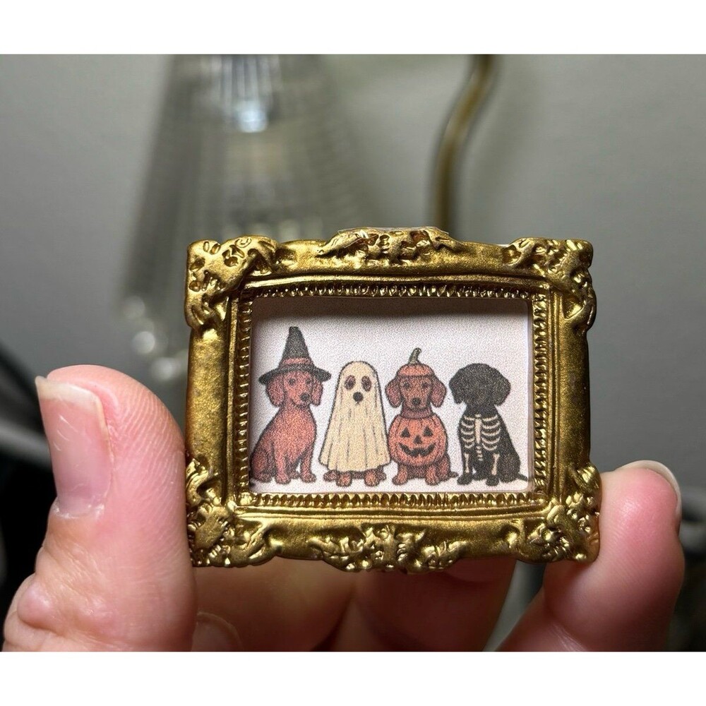Mini Halloween Dachshunds